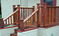 tigerwood railing